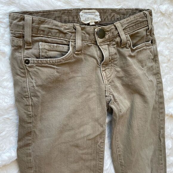 Current Elliott Tan The Classic Straight Leg Denim Jeans - Women’s 0 - Picture 7 of 9